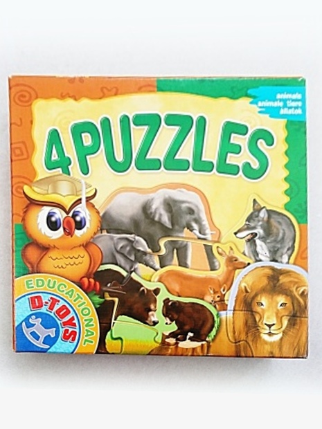 D-Toys Puzzle ( 4x ) - Životinje |